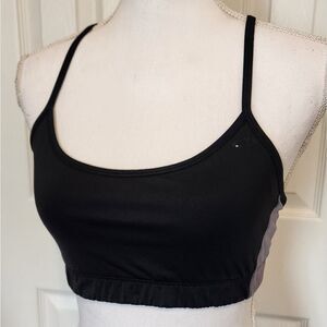 Black and Gray Sports Bra Size L
